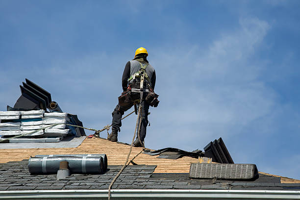 Professional Storm Damage Roof Repair technician working in Valle Crucis, NC